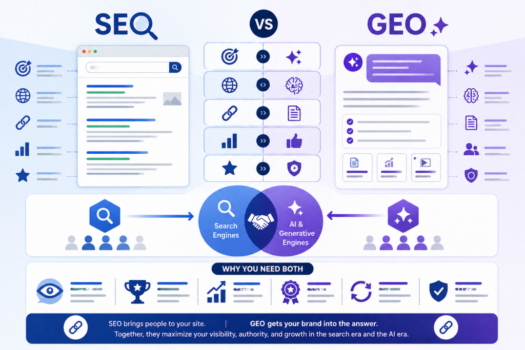 SEO vs GEO A Collaborative Approach